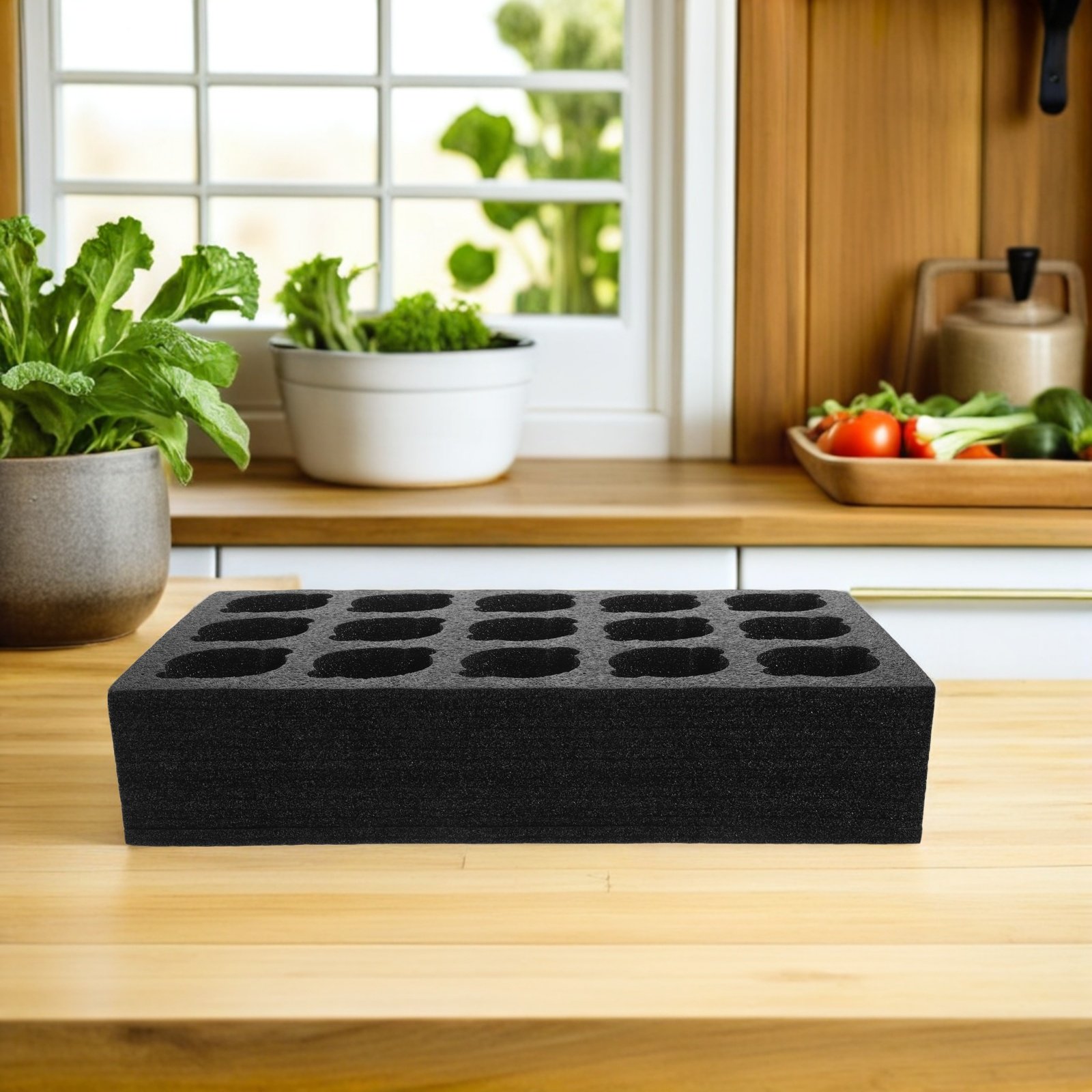 Coffee Tea Cup - Foam Cup Holder Tray Multi-Cup Carrier