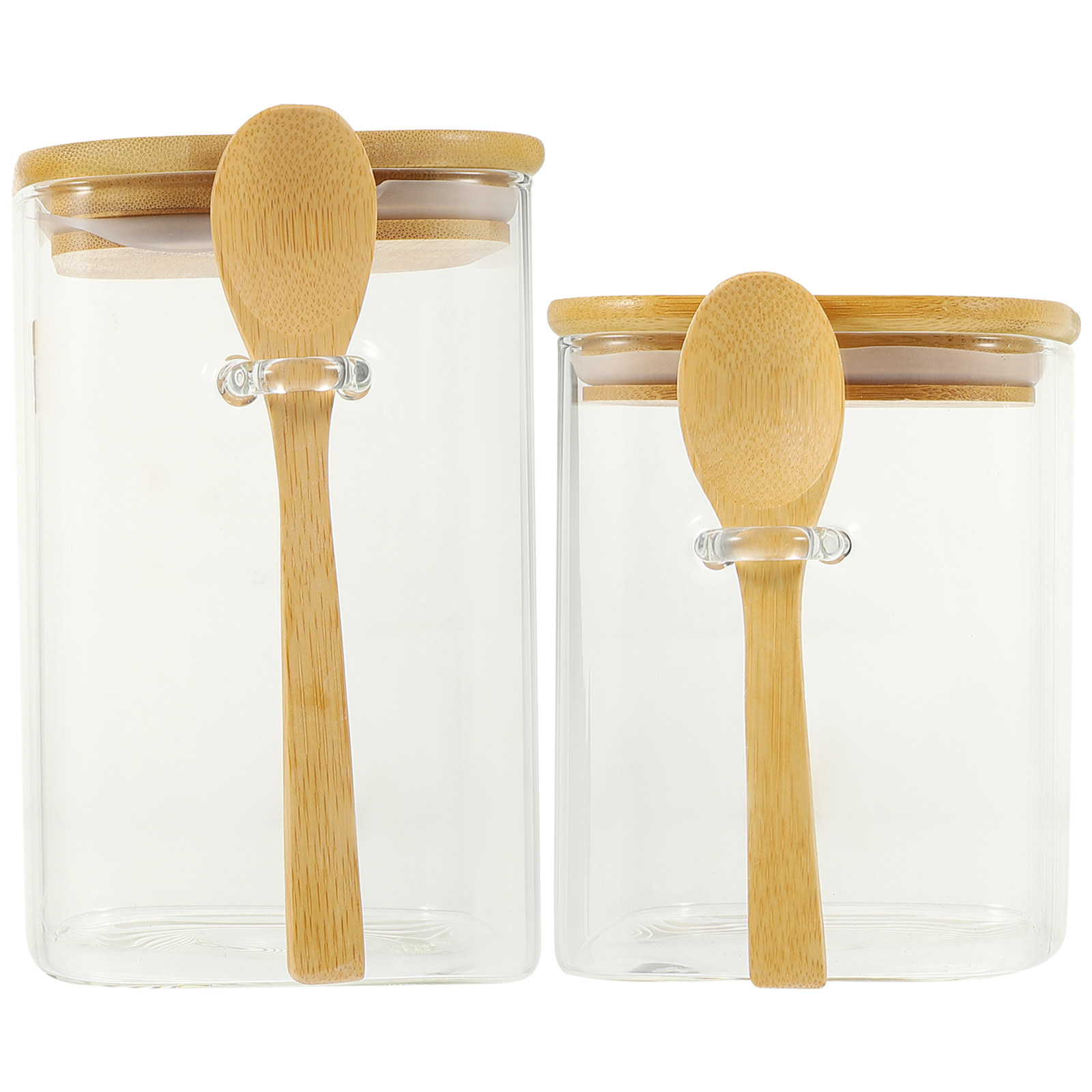 Coffee Tea Containers - 2Sets Airtight Coffee Bean Storage Containers
