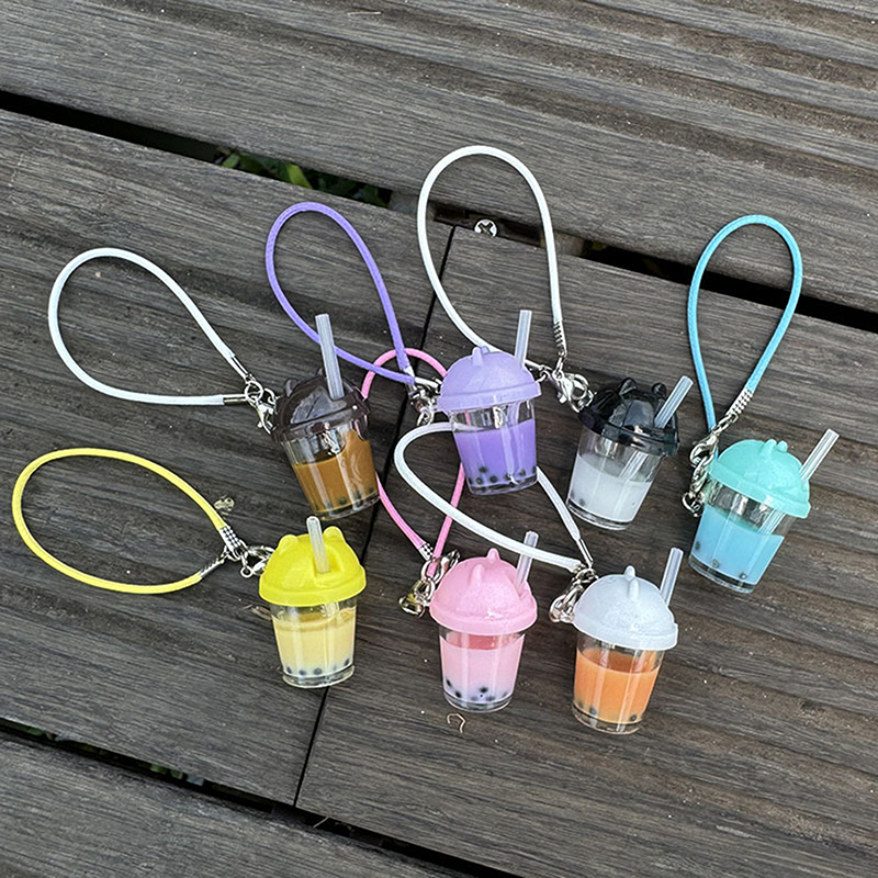 Coffee Tea Cup - Cute Pearl Milk Tea Bag Charm