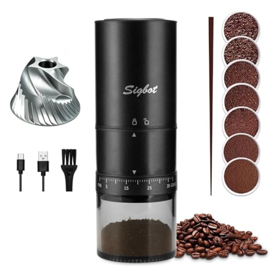 Coffee & Tea Difabis - Portable Electric Coffee Grinder - 38