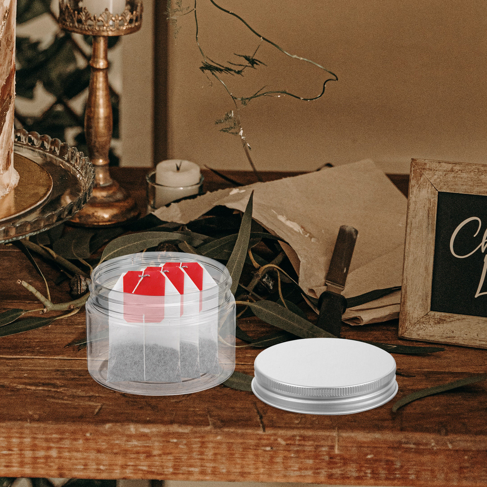 Coffee Tea Containers - 10Pcs Storage Jars Food Storage Container