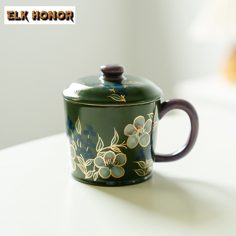 300ml Hand-painted Jasmine Flo - مراجعة Coffee Jasmine Tea وسعره