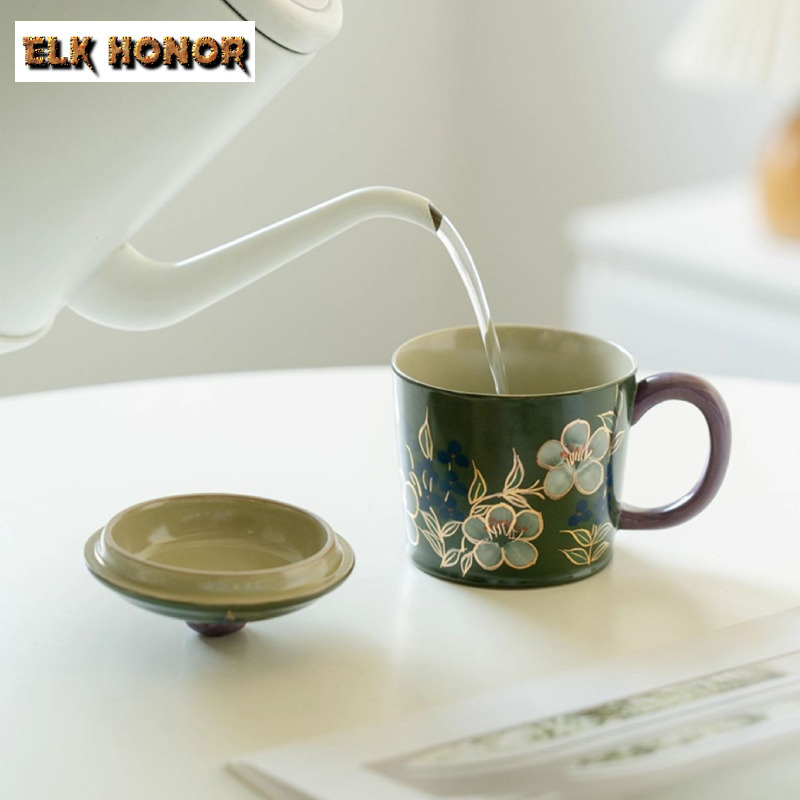 300ml Hand-painted Jasmine Flo - مراجعة Coffee Jasmine Tea وسعره