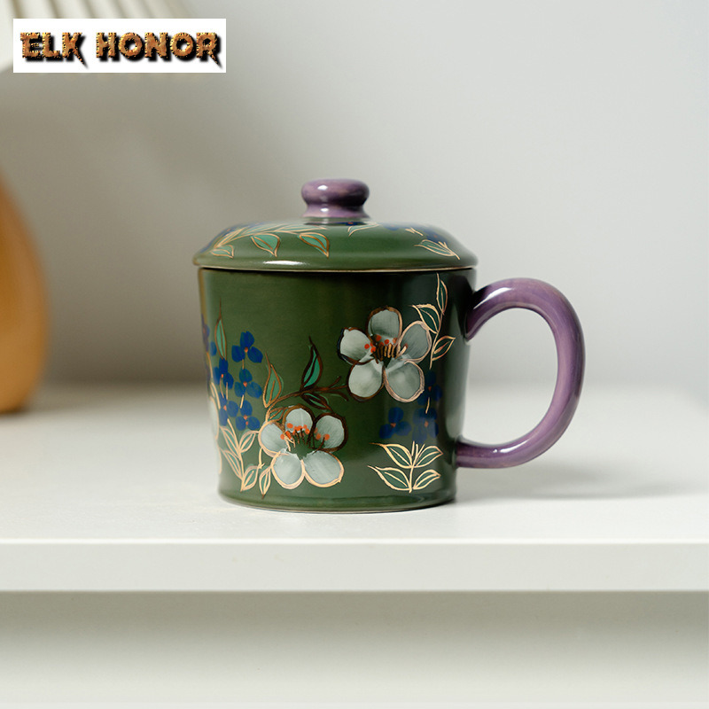 300ml Hand-painted Jasmine Flo - مراجعة Coffee Jasmine Tea وسعره
