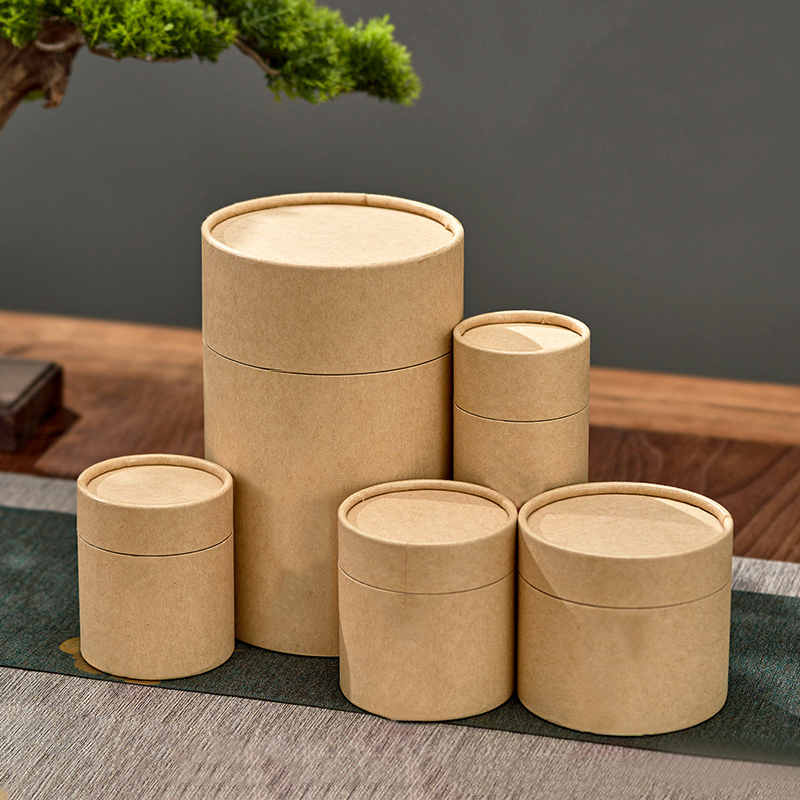 1PCS New Kraft Paperboard Tube - مراجعة Coffee Tea Containers وسعره