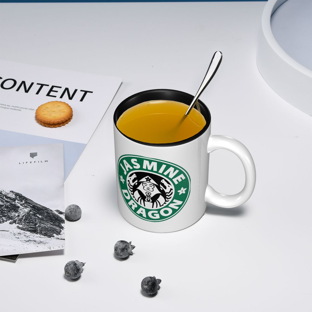 The Jasmine Dragon Mug Funny C - مراجعة Coffee Jasmine Tea وسعره