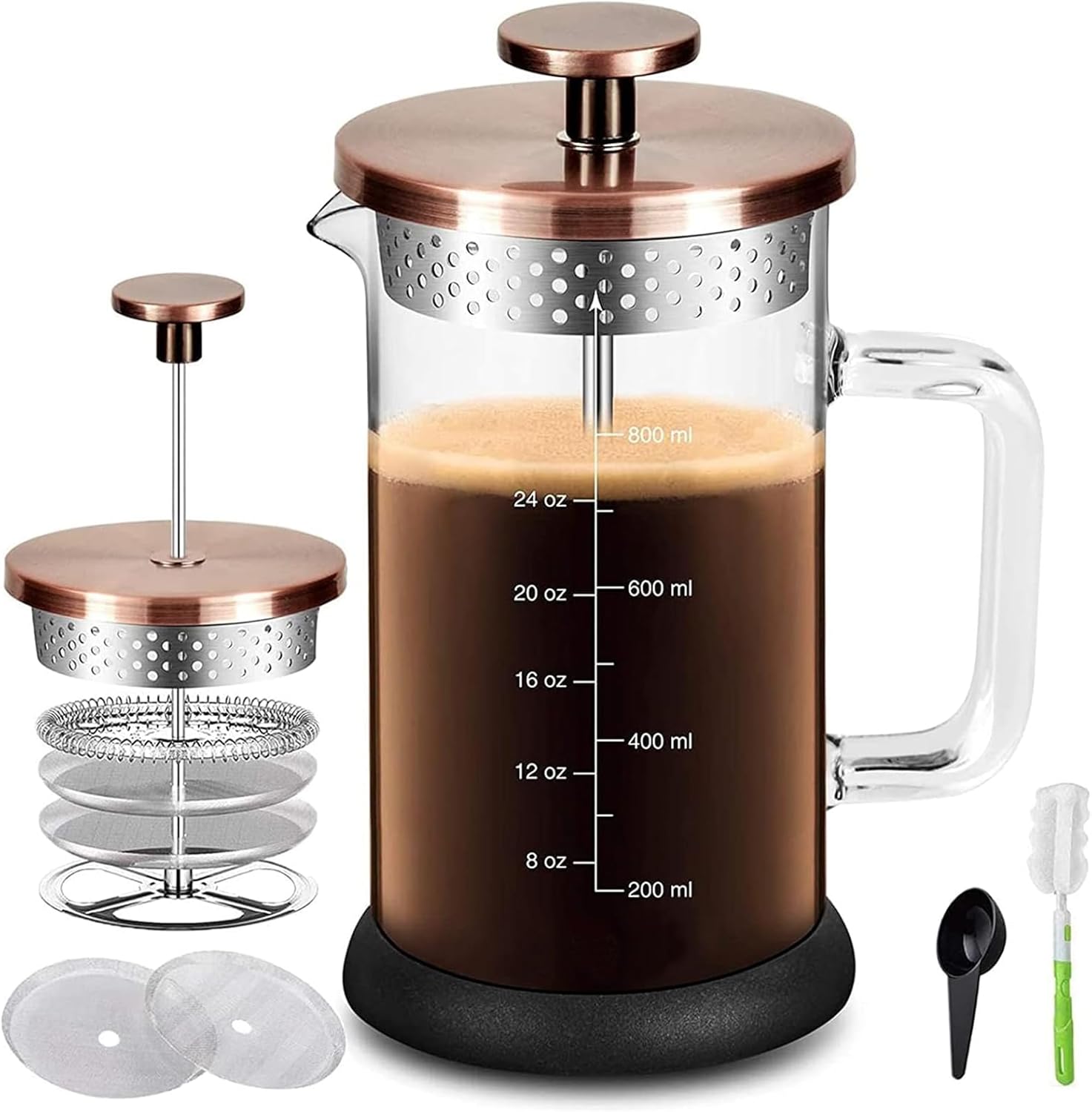 French Press Coffee Maker 34oz - مراجعة French Press Glass وسعره