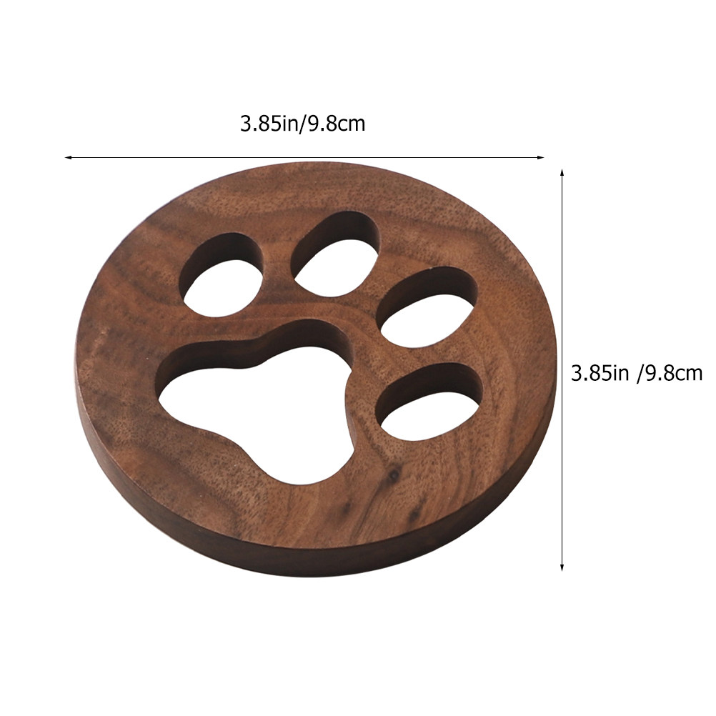 Wooden Cup Coaster Tea Mat Wea - مراجعة Coffee Tea Room وسعره