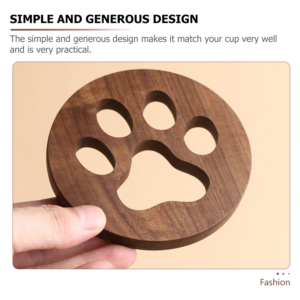 Wooden Cup Coaster Tea Mat Wea - مراجعة Coffee Tea Room وسعره