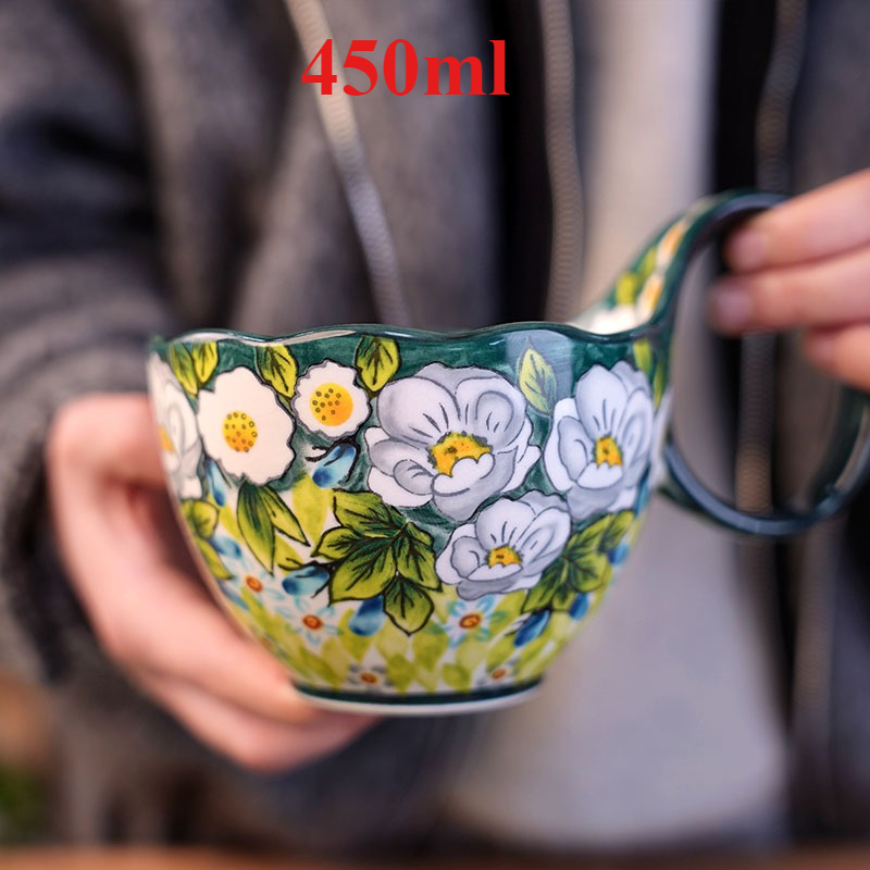 Jasmine Underglaze Ceramic Mug - مراجعة Coffee Jasmine Tea وسعره