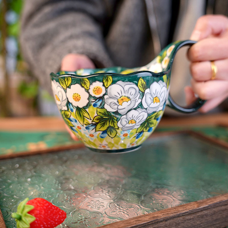 Jasmine Underglaze Ceramic Mug - مراجعة Coffee Jasmine Tea وسعره