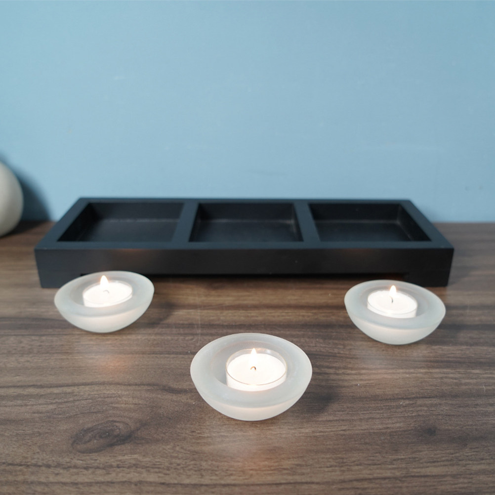 1 Set Glass Tea Light Holders  - مراجعة Coffee Tea Room وسعره