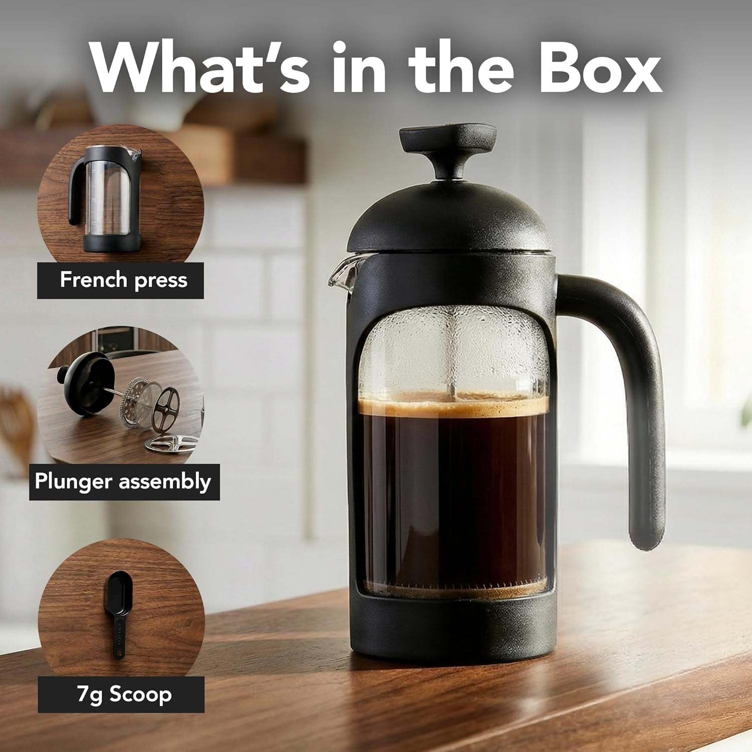 12oz French Press Coffee Maker - مراجعة French Press Glass وسعره