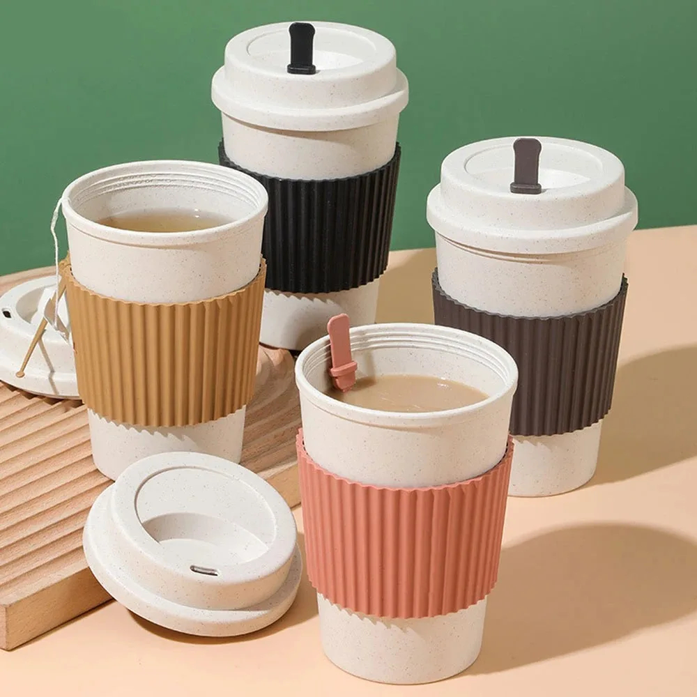 450ML Coffee Cups With Lids Wh - مراجعة Coffee Tea Flask وسعره