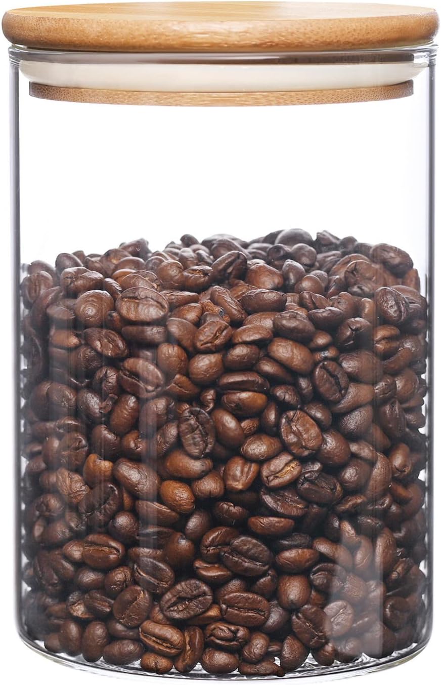 umieo Glass Food Storage Conta - مراجعة Coffee Tea Containers وسعره