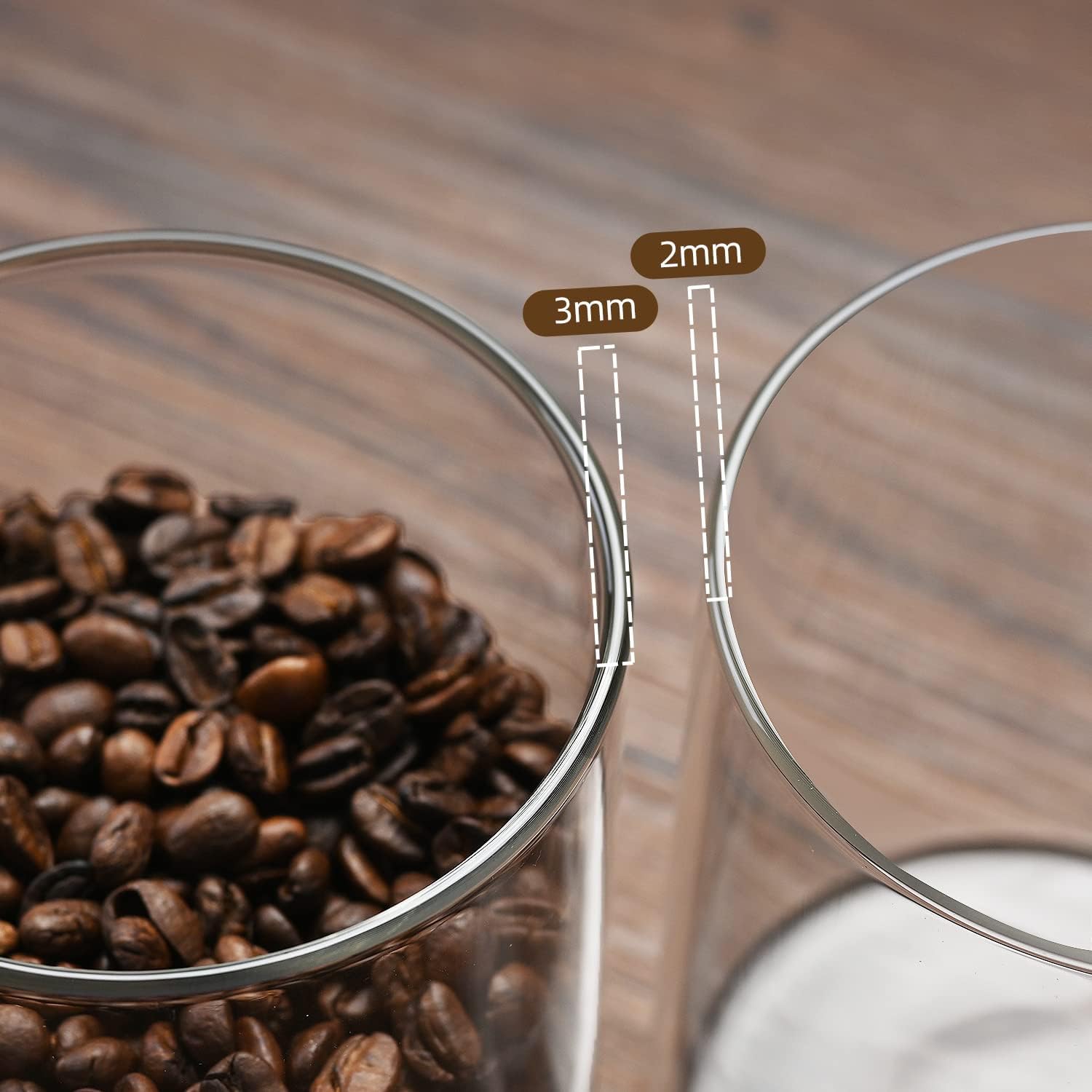umieo Glass Food Storage Conta - مراجعة Coffee Tea Containers وسعره
