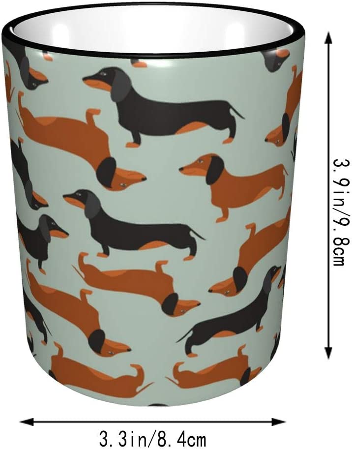 Black and Brown Dachshund Cera - مراجعة Best Tea Coffee وسعره