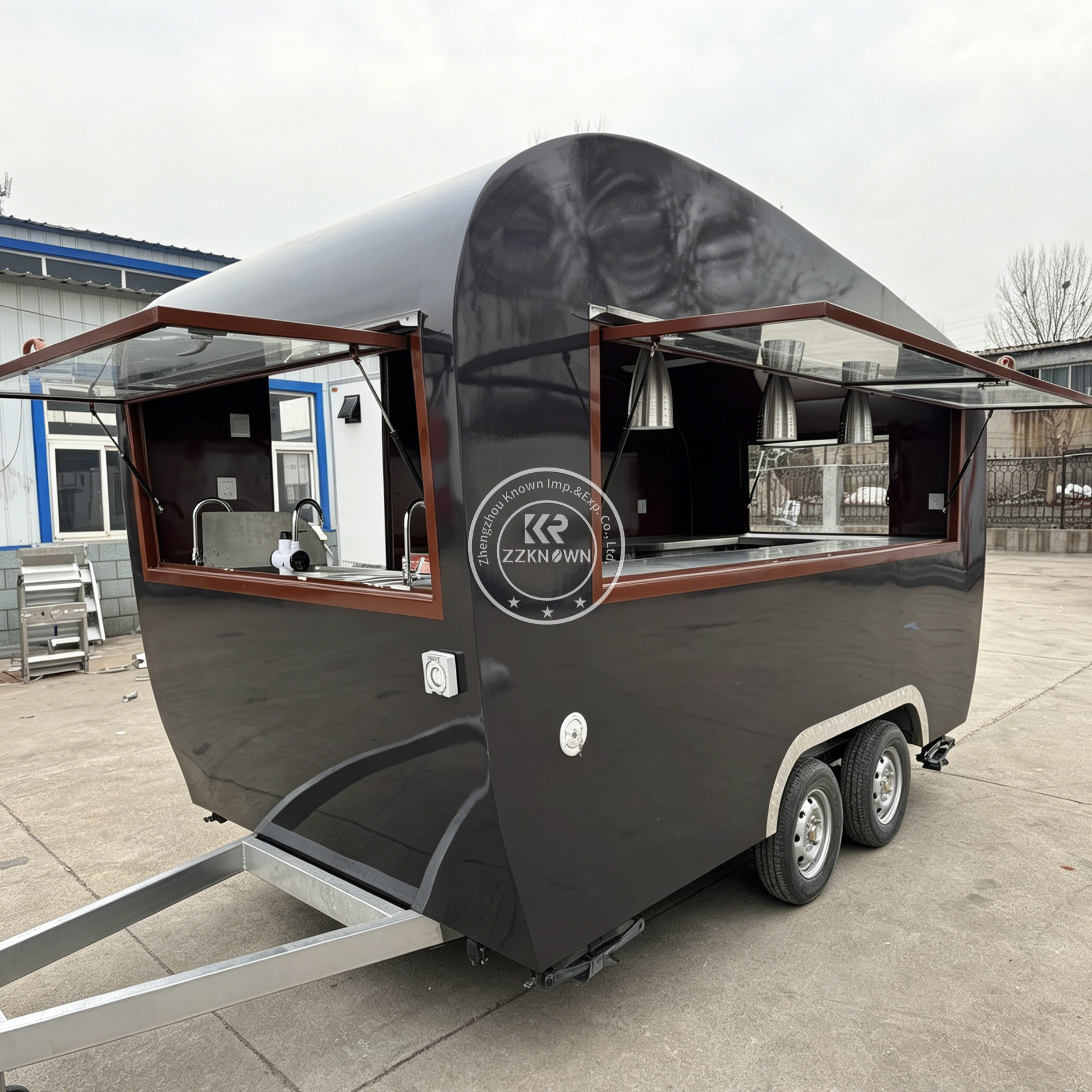 Street Mobile Bubble Tea BBQ F - مراجعة Coffee Tea Kiosk وسعره