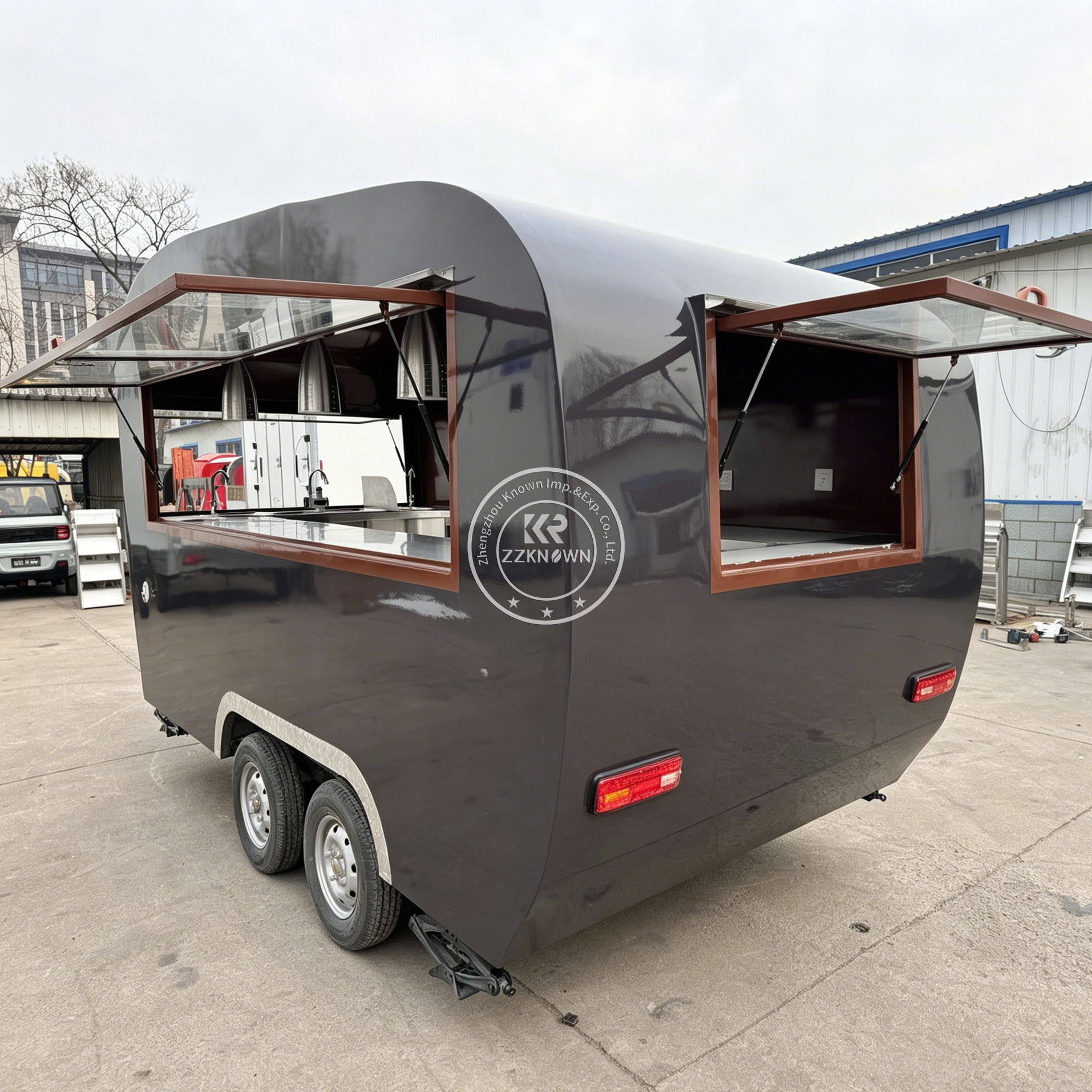 Street Mobile Bubble Tea BBQ F - مراجعة Coffee Tea Kiosk وسعره