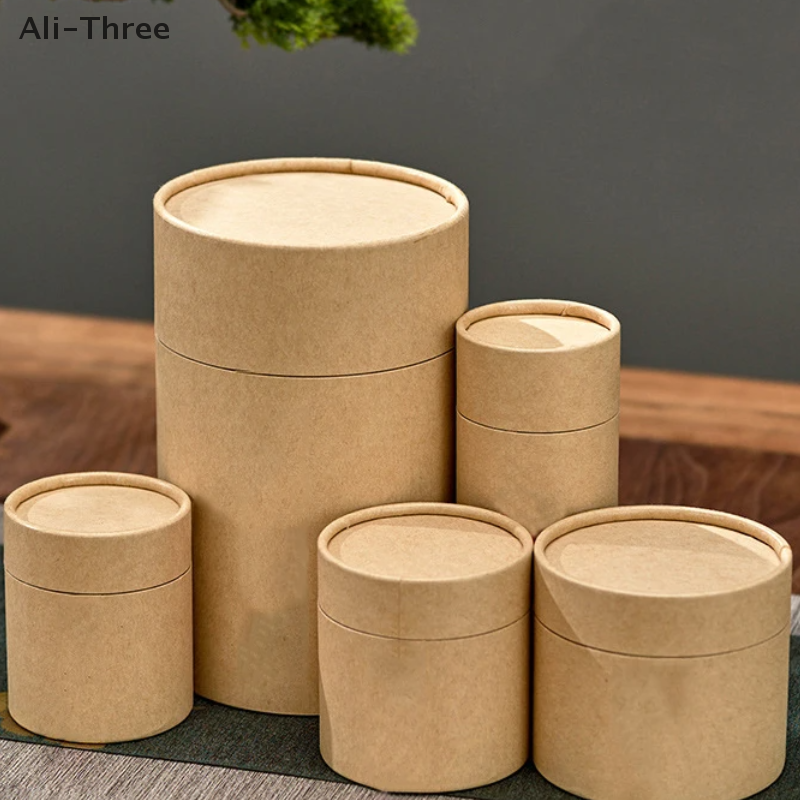 1PCS Kraft Paperboard Tubes Ro - مراجعة Coffee Tea Containers وسعره