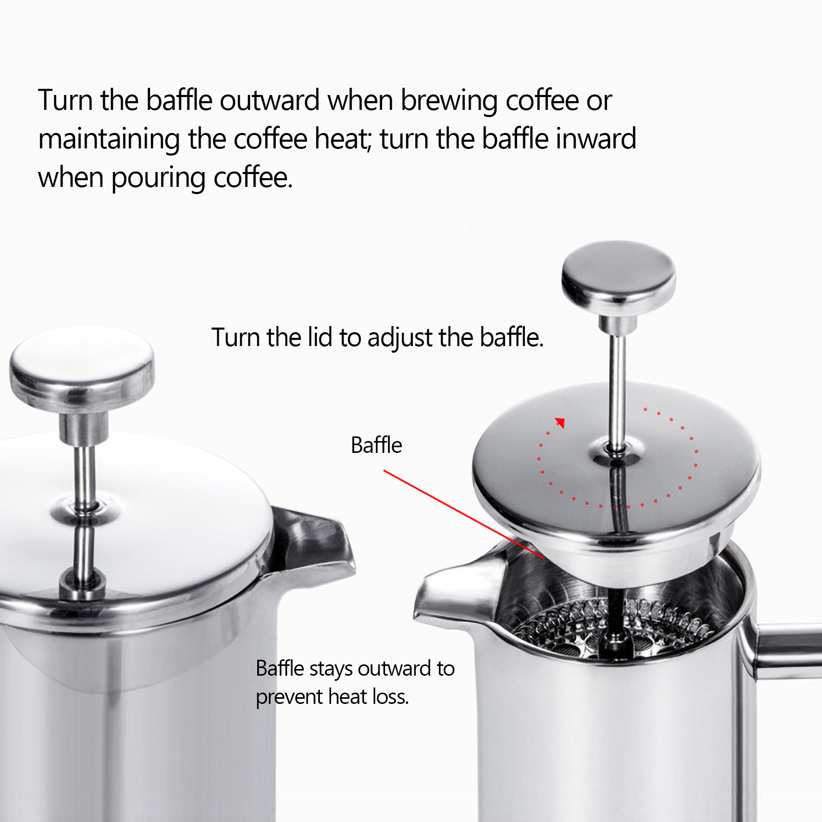 350ml/800ml/1000ml French Pres - مراجعة French Press Glass وسعره