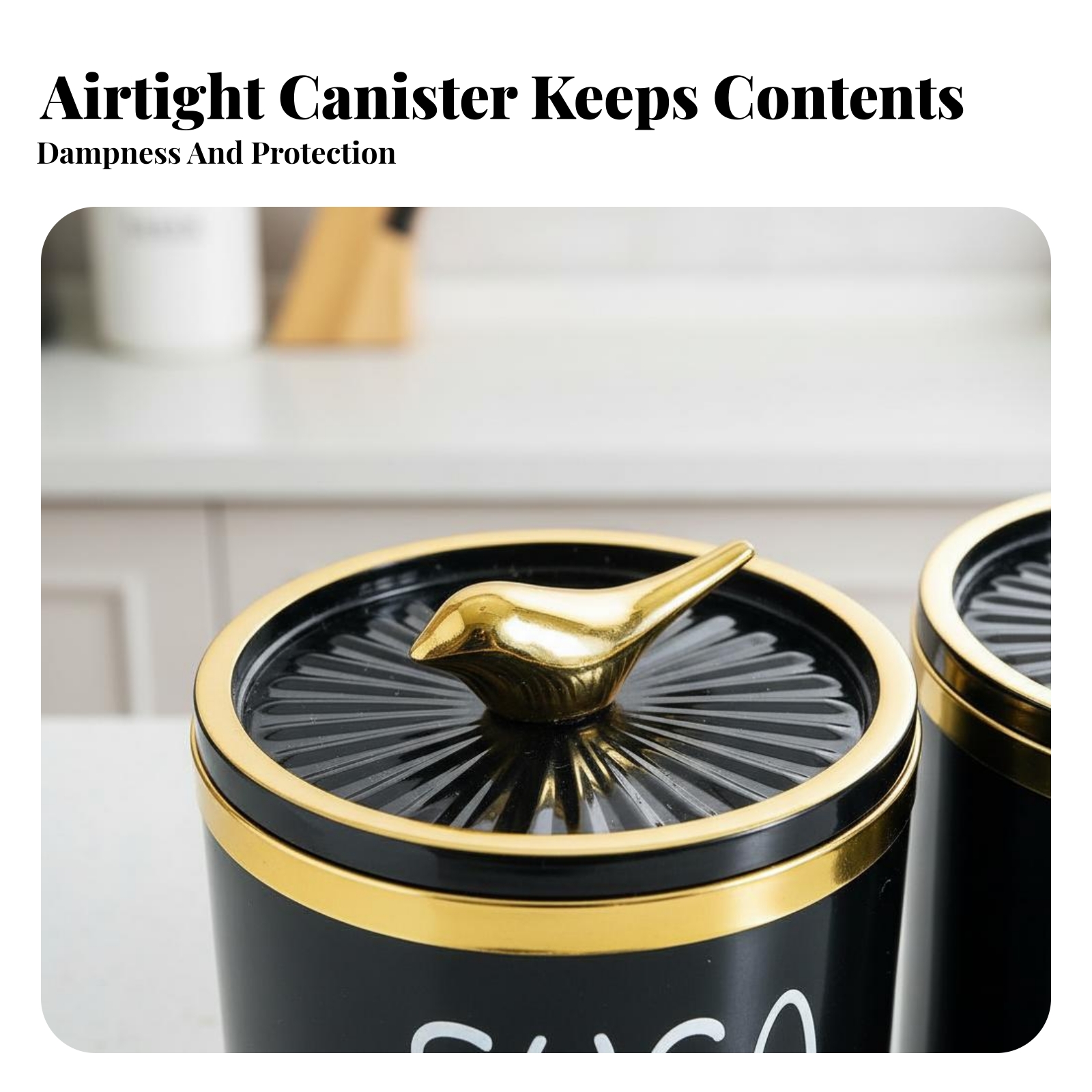 Airtight Food Container Moistu - مراجعة Coffee Tea Containers وسعره