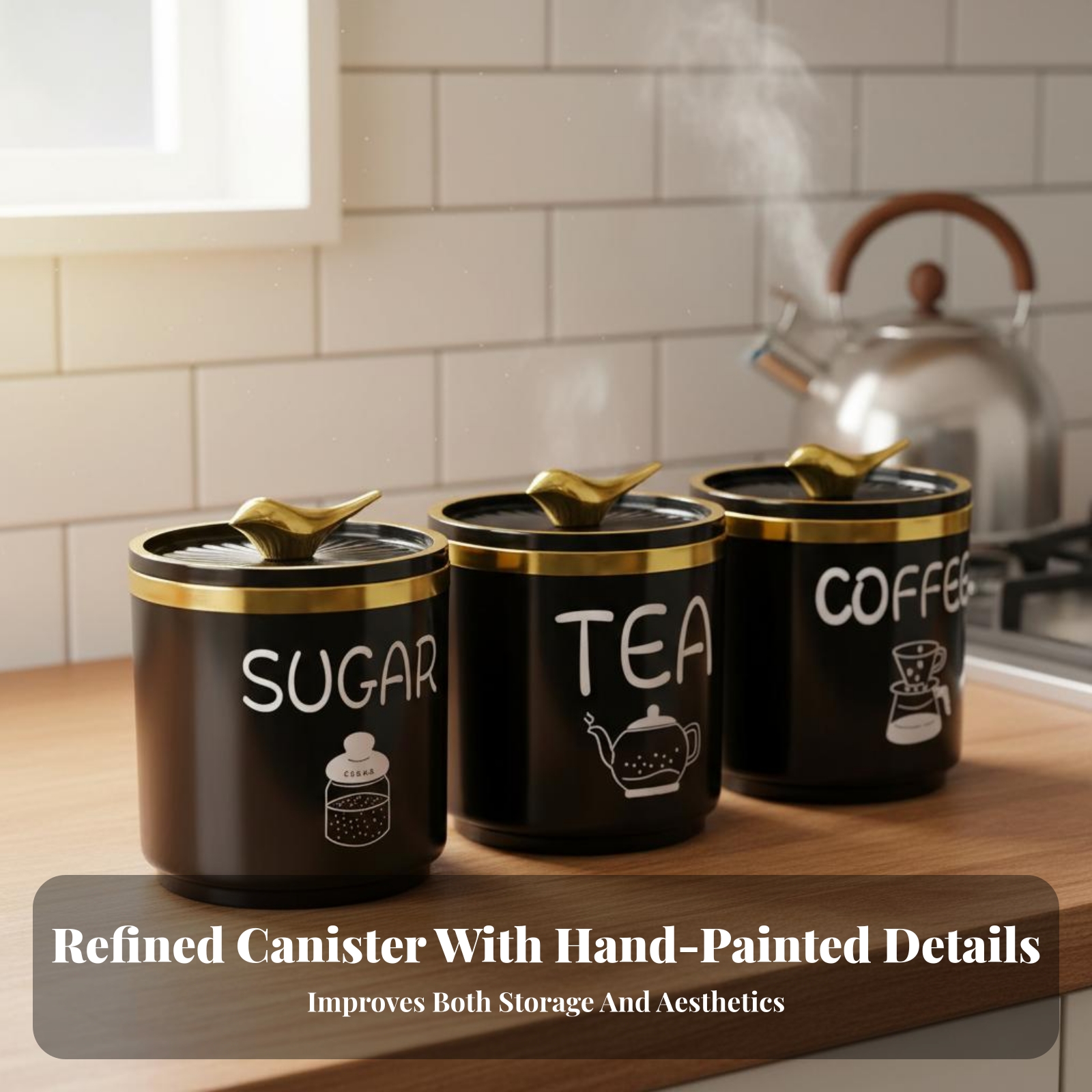 Airtight Food Container Moistu - مراجعة Coffee Tea Containers وسعره