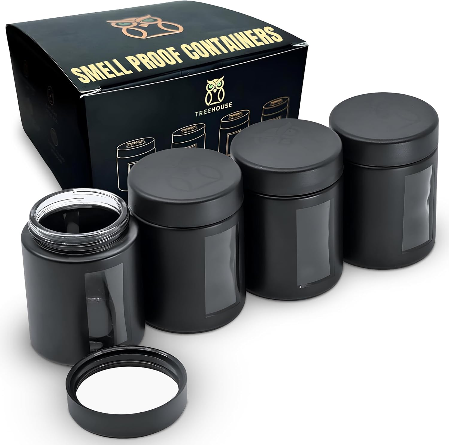 Treehouse Smell Proof Containe - مراجعة Coffee Tea Containers وسعره