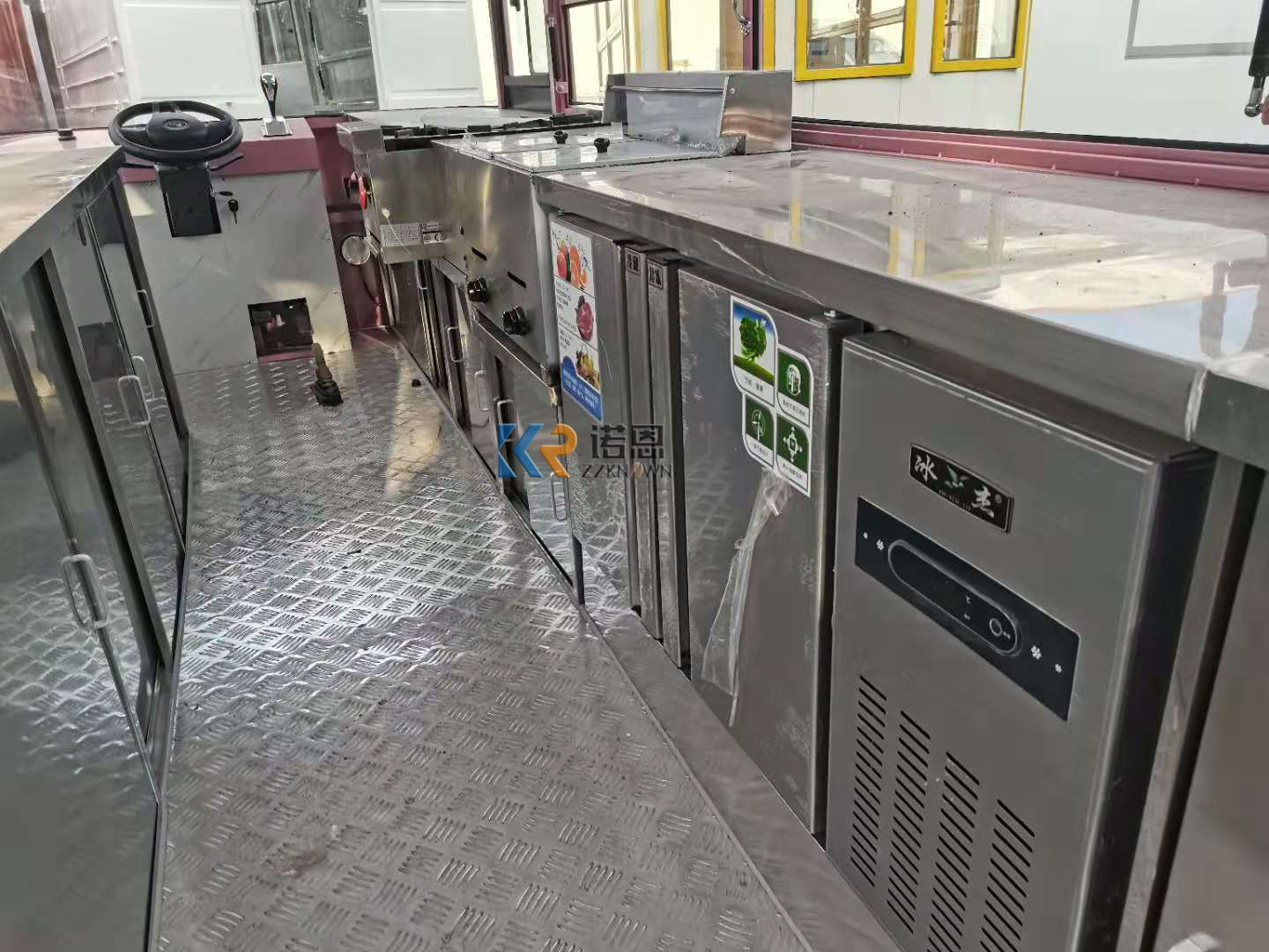 In Stock 4M Mobile Food Truck  - مراجعة Coffee Tea Kiosk وسعره