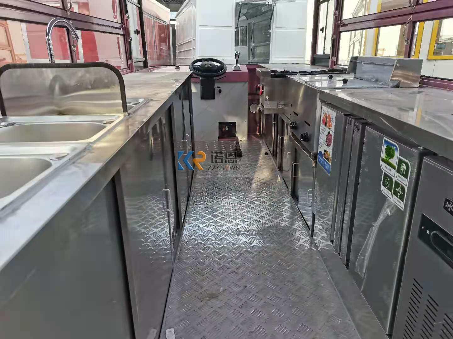 In Stock 4M Mobile Food Truck  - مراجعة Coffee Tea Kiosk وسعره