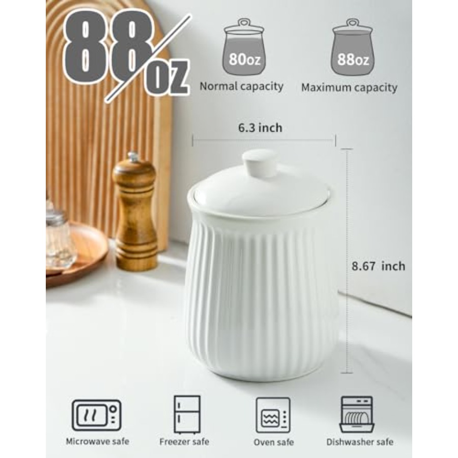 Food Storage Containers with L - مراجعة Coffee Tea Containers وسعره