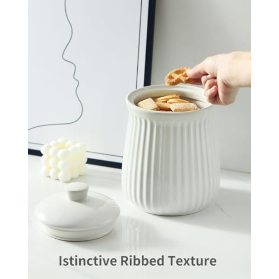 Food Storage Containers with L - مراجعة Coffee Tea Containers وسعره
