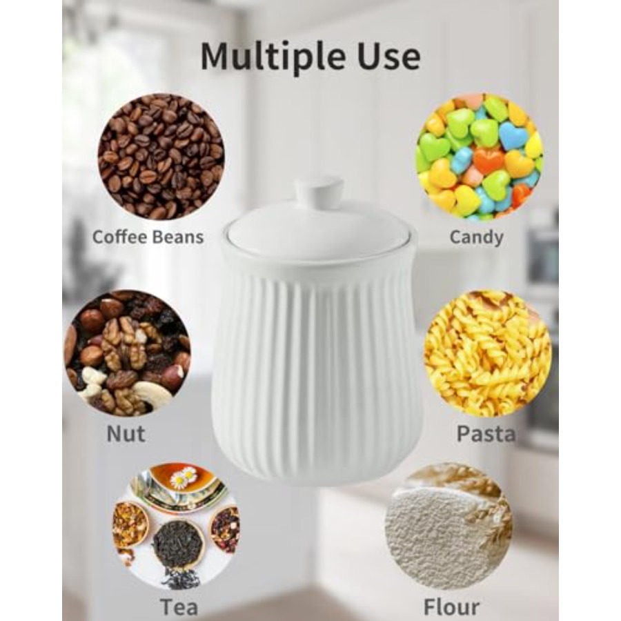 Food Storage Containers with L - مراجعة Coffee Tea Containers وسعره