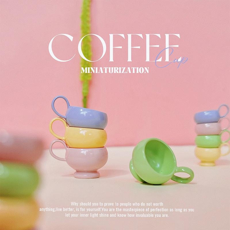1Pcs Miniature Coffee Cup Orna - مراجعة Coffee Tea Cup وسعره