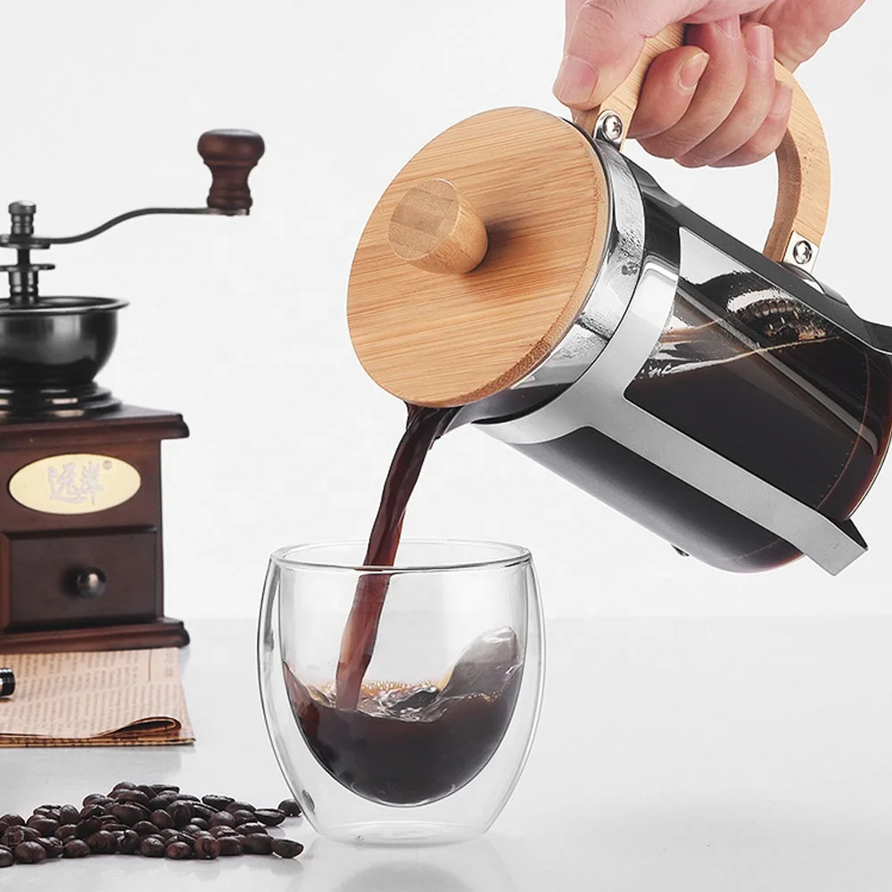 350/600ml Stainless Steel Pres - مراجعة French Press Glass وسعره