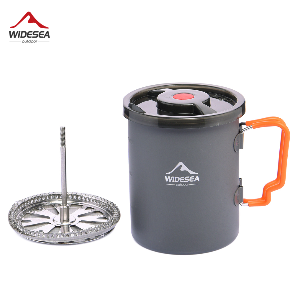 Widesea Camping Coffee Pot wit - مراجعة French Press Glass وسعره