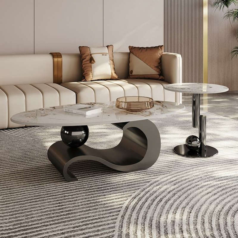 New Rock Slab Oval Shaped Coff - مراجعة Coffee Tea Room وسعره