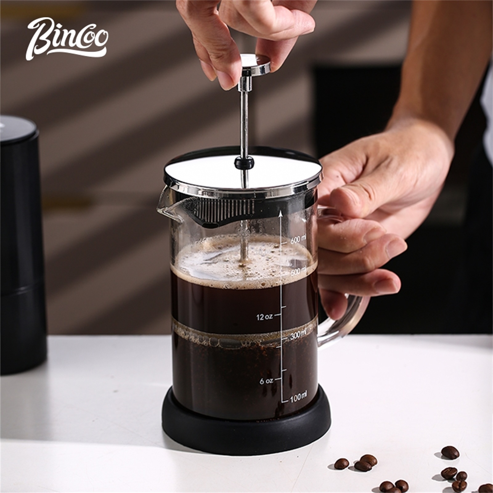 Bincoo French Press Coffee Mak - مراجعة French Press Glass وسعره