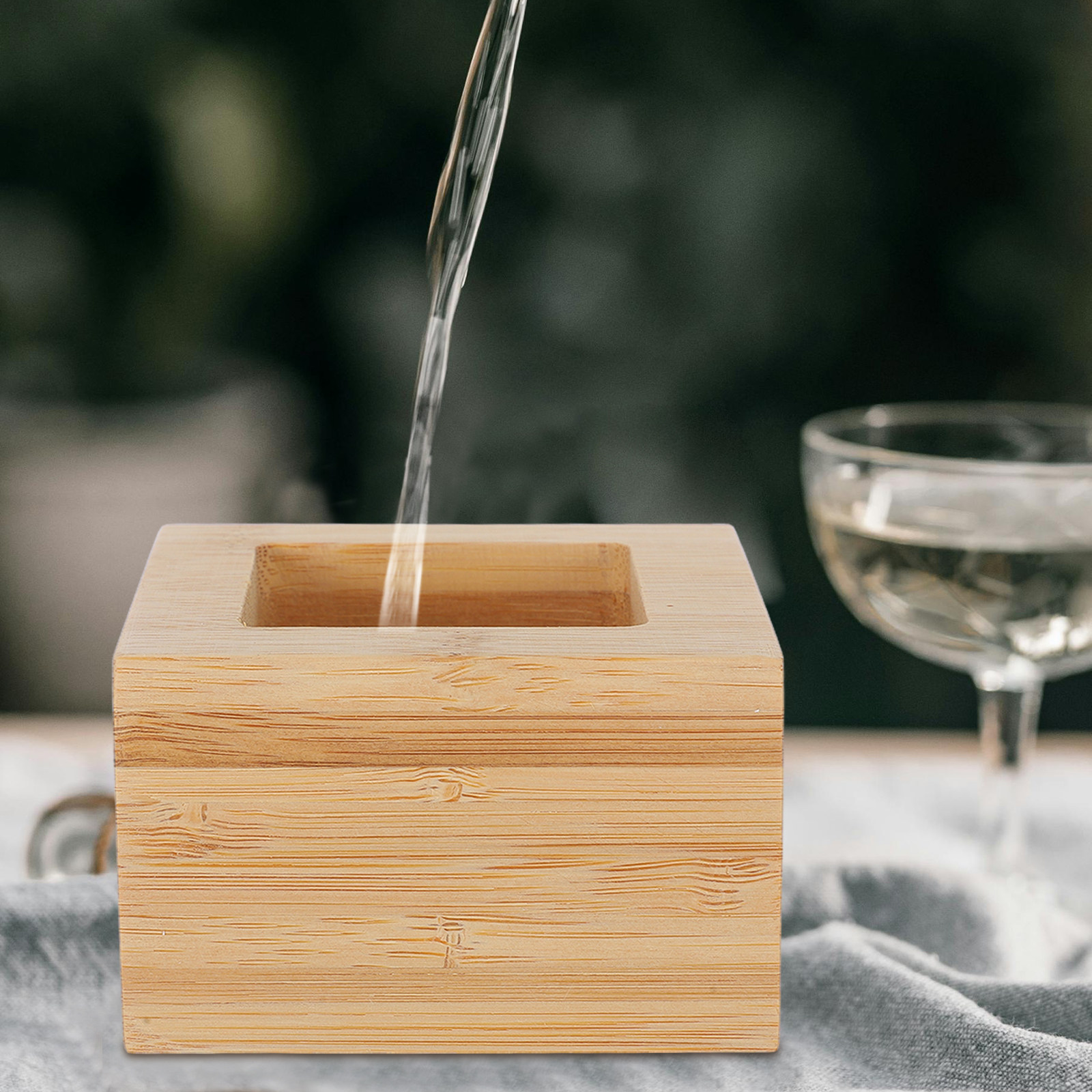 Japanese Square Wooden Sake Cu - مراجعة Coffee Tea Cup وسعره