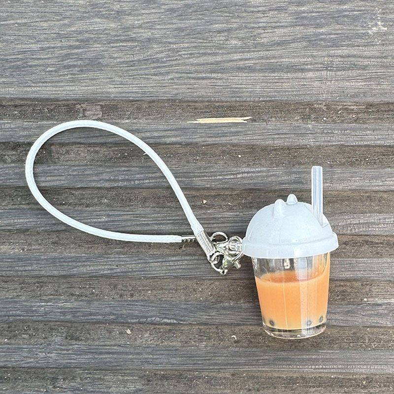 Cute Pearl Milk Tea Bag Charm  - مراجعة Coffee Tea Cup وسعره