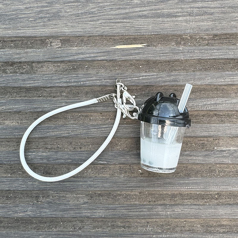 Cute Pearl Milk Tea Bag Charm  - مراجعة Coffee Tea Cup وسعره