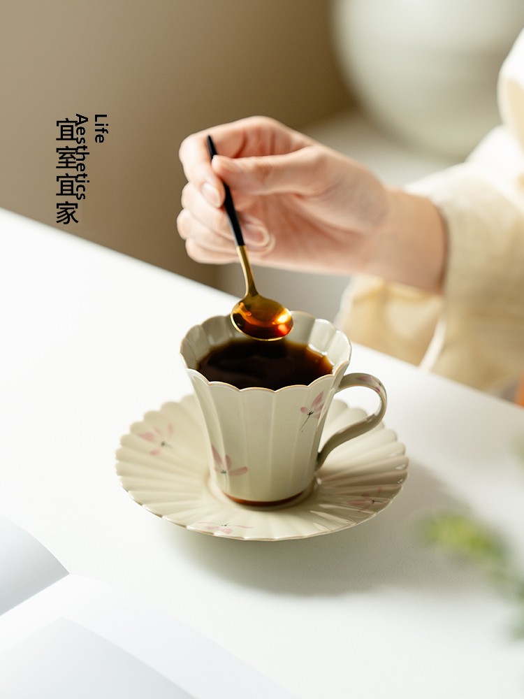 Hand-Painted Ceramic Coffee Cu - مراجعة Coffee Jasmine Tea وسعره
