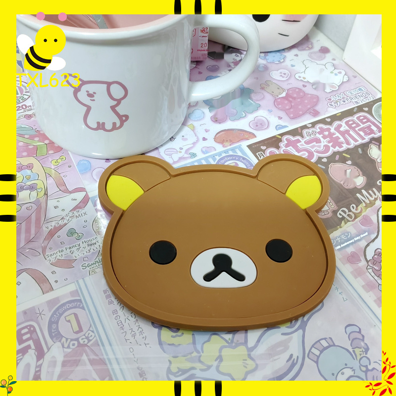 Rilakkuma Silicone Cup Coaster - مراجعة Coffee Tea Room وسعره