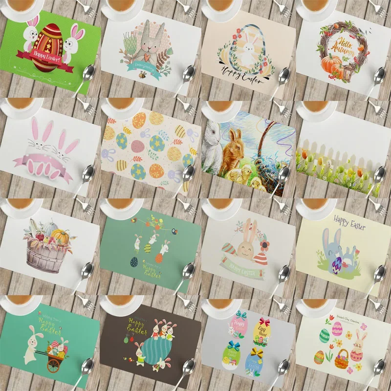 Cartoon Easter Bunny Eggs Prin - مراجعة Coffee Tea Place وسعره