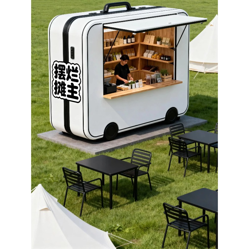 [New Design]Retro Suitcase Mob - مراجعة Coffee Tea Kiosk وسعره