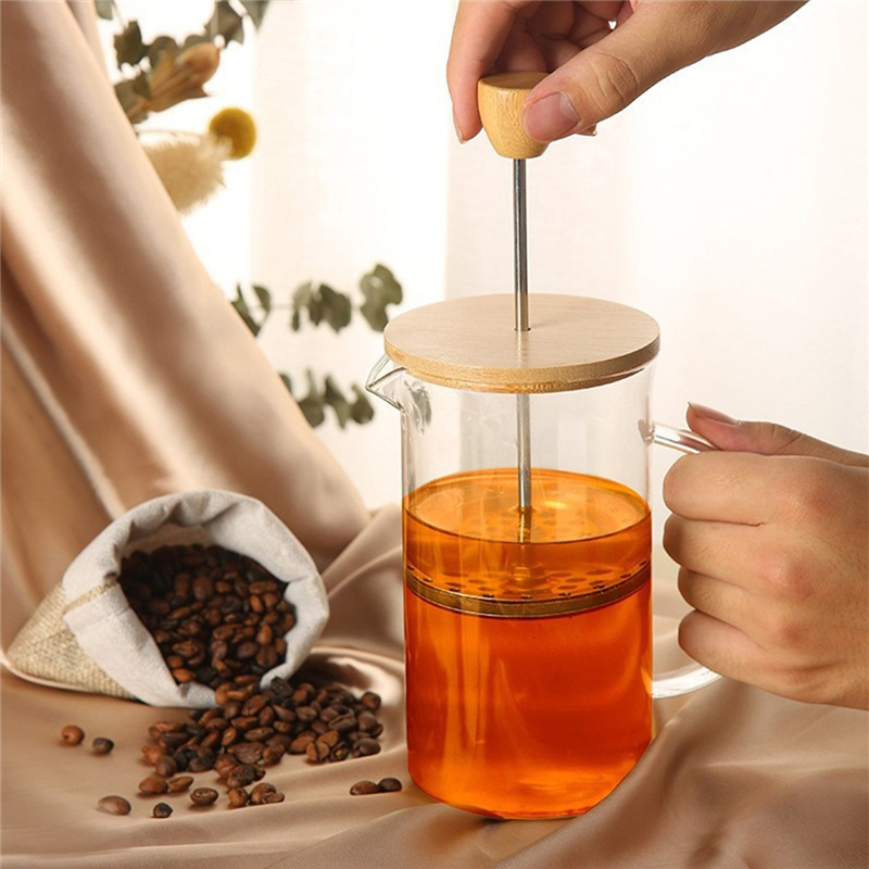ABZV-Tea Pot Tools Coffee Fren - مراجعة French Press Glass وسعره