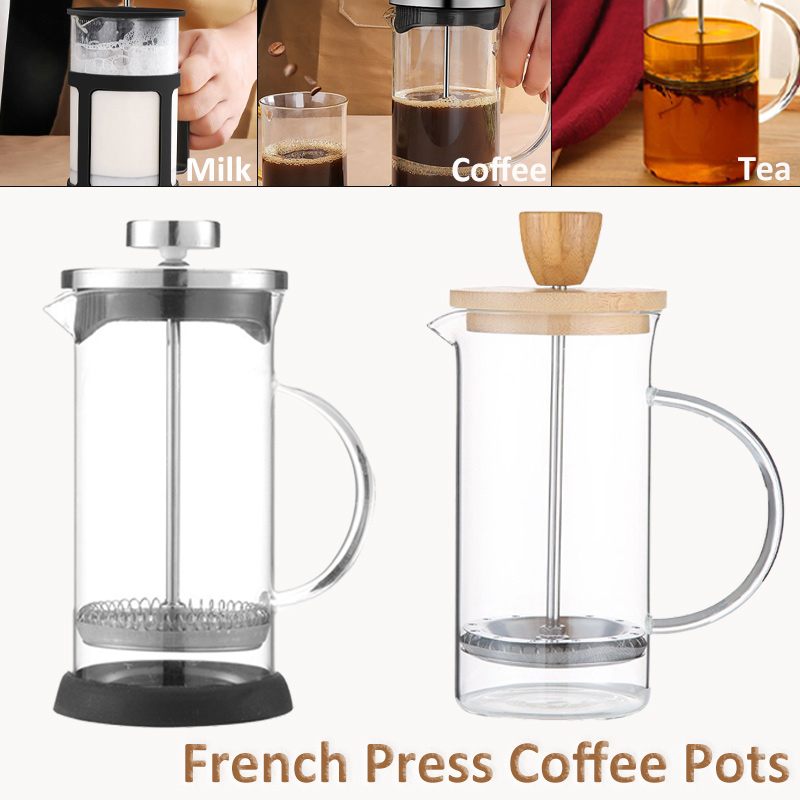 350-1000ml French Press Coffee - مراجعة French Press Glass وسعره