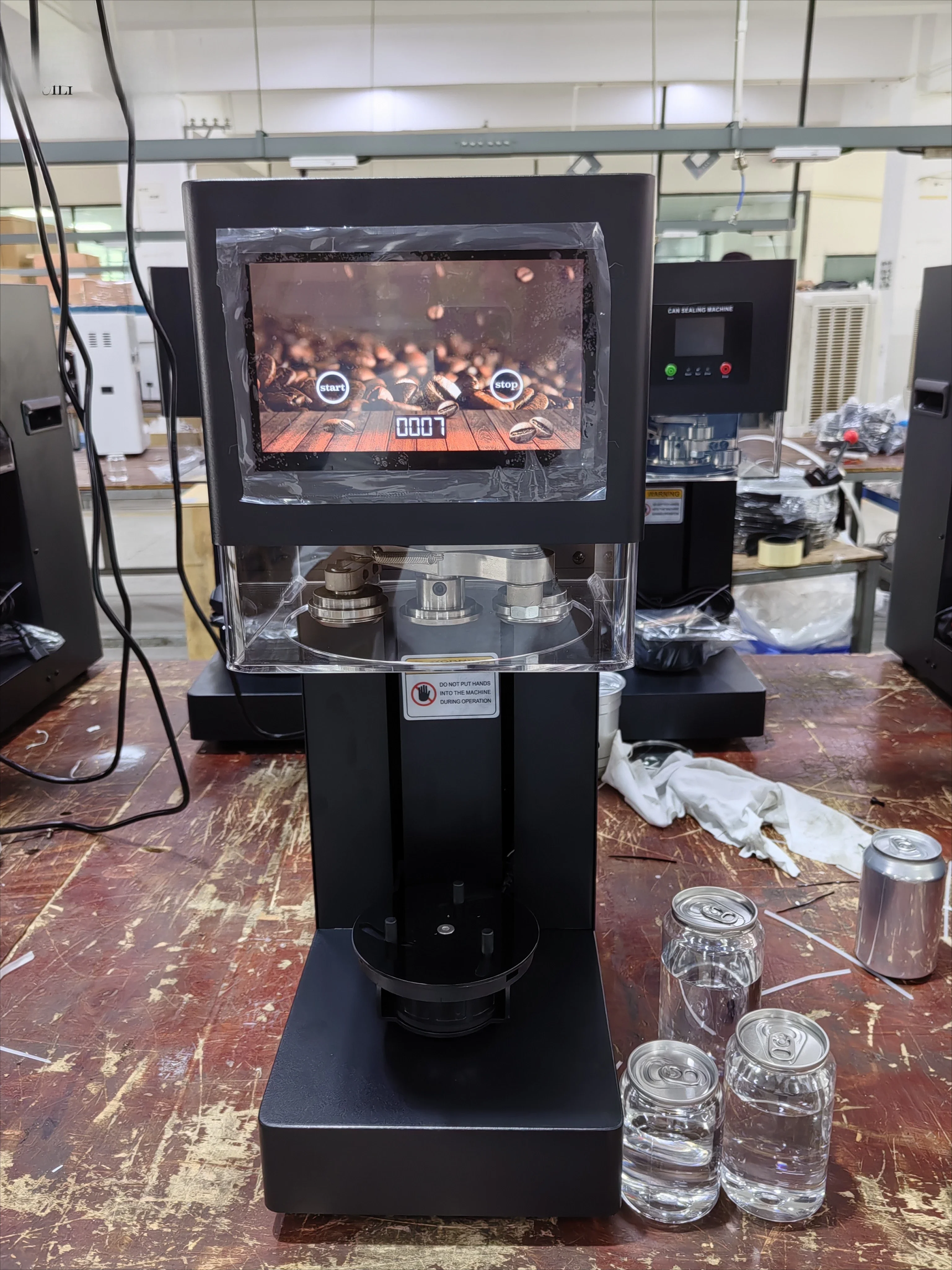 Seamer PET Can Sealing Machine - مراجعة Coffee Tea Cup وسعره