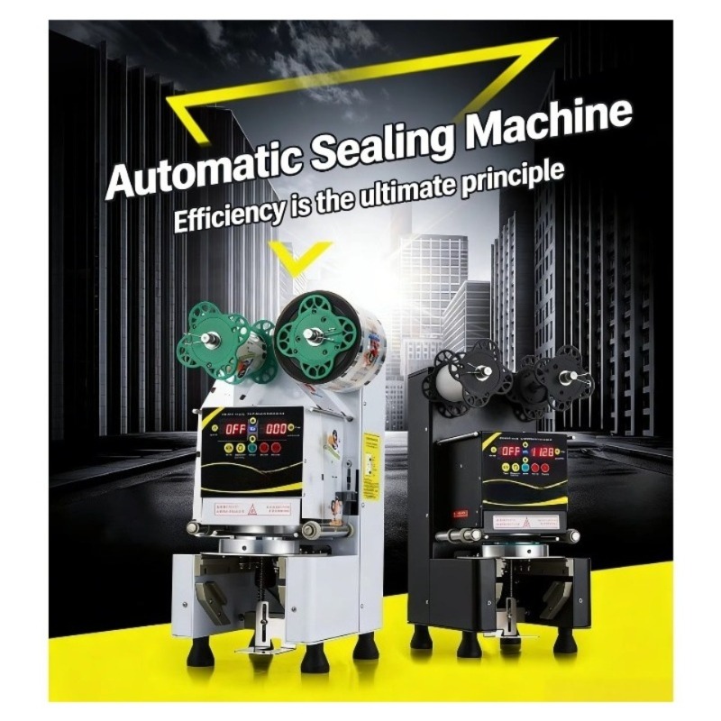 Automatic Plastic Cup Sealing  - مراجعة Coffee Tea Cup وسعره