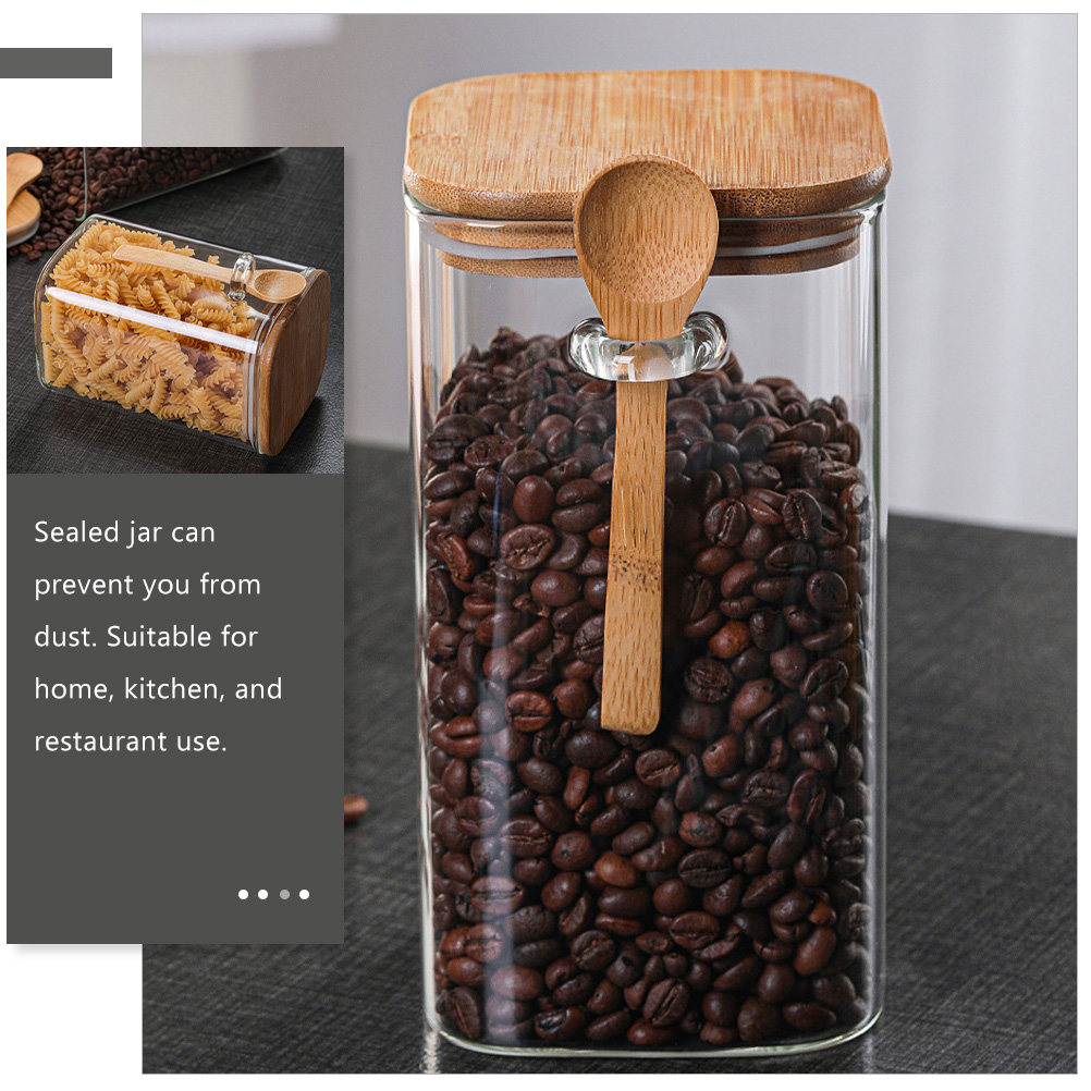 2Sets Glass Sealed Storage Jar - مراجعة Coffee Tea Containers وسعره
